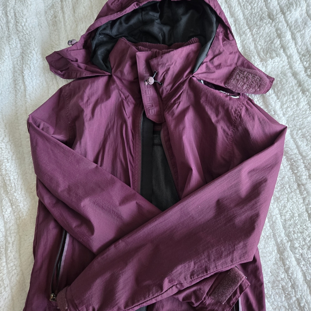 Superdry Women's Plum Hooded Ski Jacket